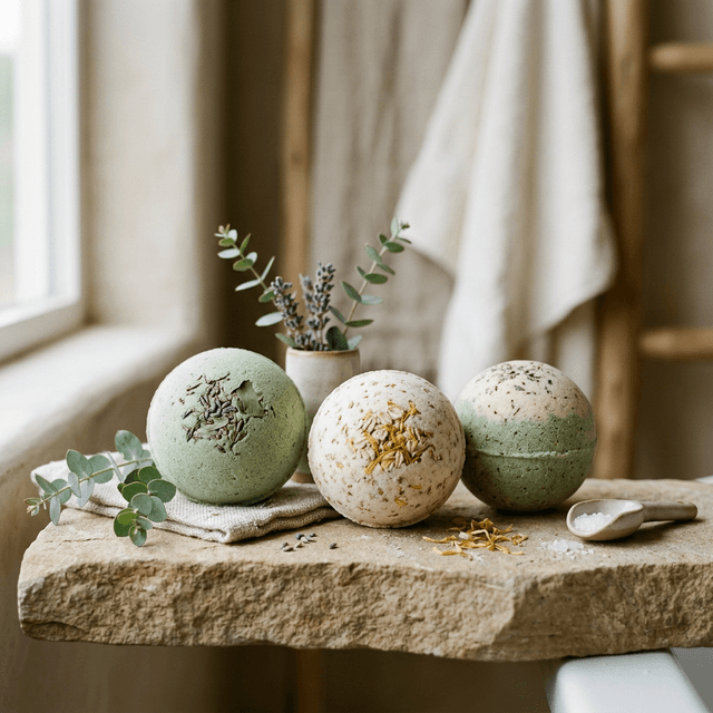 Lavender & Oat Bath Bomb